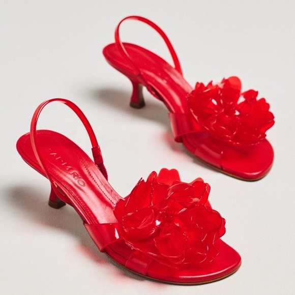 FARM Rio Shoes - Farm Rio Flower Jelly Slingback Sandal